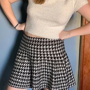 Candies Houndstooth Skirt